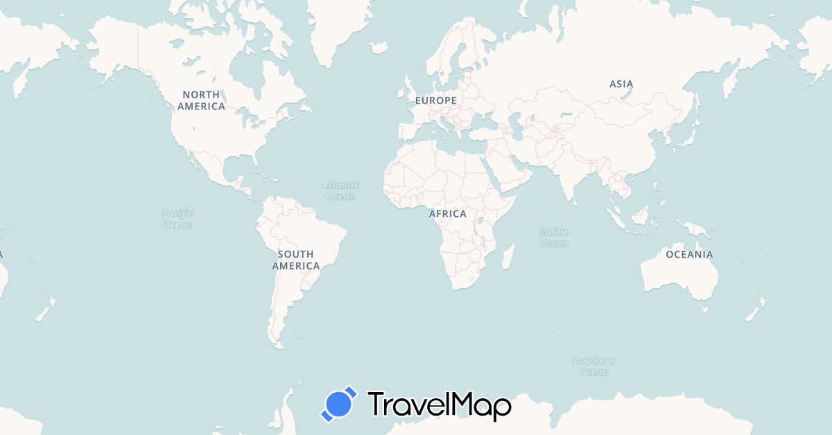 TravelMap itinerary: driving, plane in Fiji, France, United Kingdom, Japan, Sri Lanka, New Caledonia, New Zealand, Wallis and Futuna (Asia, Europe, Oceania)